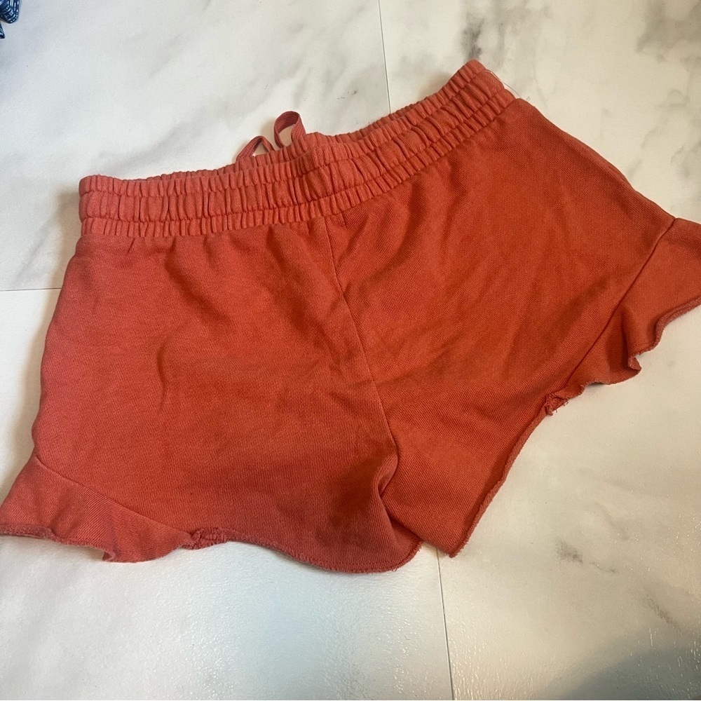 Aerie flounce cotton short terracotta orange xs - Picture 5 of 5